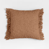 "Chunky Woven Wool Fringe 23""x23"" Sier.