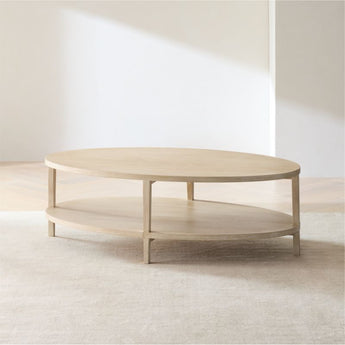 "Clairemont 60"" Oval Cfetbl Ntrl".
