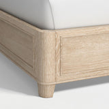 Clairemont Natural Oak Wood Upholstered.