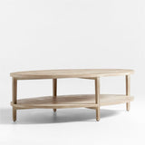 "Clairemont 60"" Oval Cfetbl Ntrl".