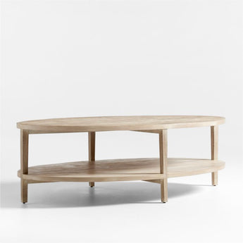 "Clairemont 60"" Oval Cfetbl Ntrl".