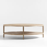 "Clairemont 60"" Oval Cfetbl Ntrl".