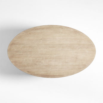 "Clairemont 60"" Oval Cfetbl Ntrl".