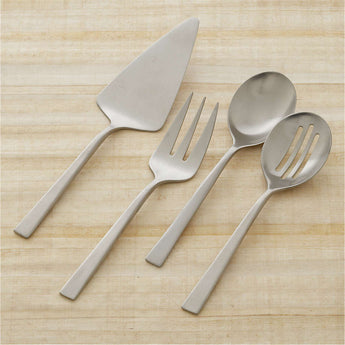 Clark Satin 4-Piece Serving Set.