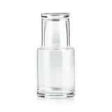 Clear Glass Carafe.
