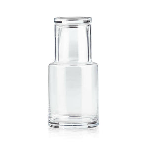 Clear Glass Carafe.