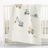 Construction Crossing Crib Quilt.