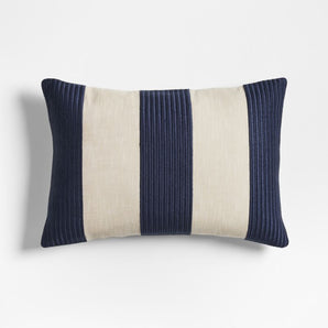 Como Cotton Embroidered Throw Pillow