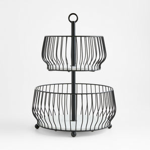 Bendt 2-Tier Iron Fruit Basket