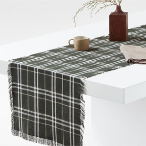 Craft 120" Organic Cotton Fringe Table Runner