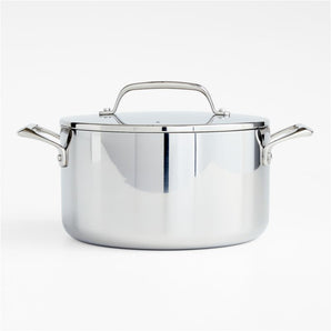 Olla de acero inoxidable Crate &amp; Barrel EvenCook Core