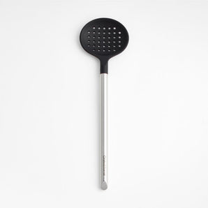 Crate & Barrel Silicone and Stainless Steel Slotted Spoon