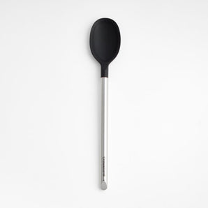 Cuchara de silicona y acero inoxidable de Crate &amp; Barrel
