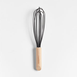 Batidor de madera y silicona de 12" de Crate &amp; Barrel