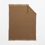 Casual Textured Camel Tan Throw.