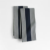 Cuisine Stripe Revse Indigo S/2.