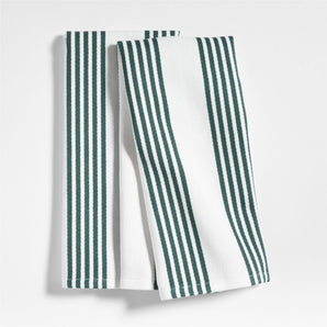 Cuisine Organic Cotton Dish Towels, Set of 2