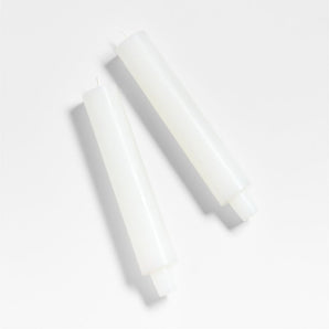 Cylinder  Taper Candles 8.5", Set of 2