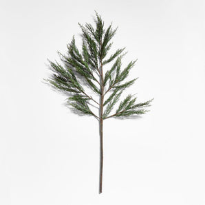 Rama decorativa navideña de ciprés artificial extra grande de 45"