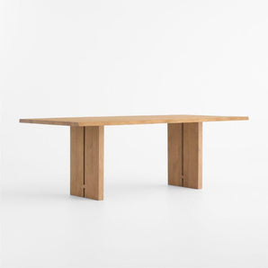 Dakota 85" Solid Oak Wood Dining Table
