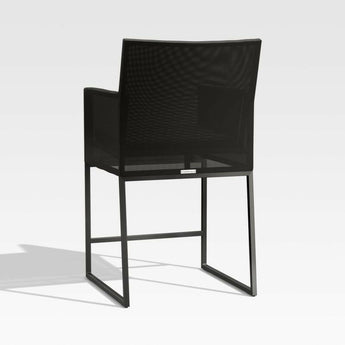 Dune Black and White Outdoor Counter Stool.