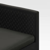 Dune Black Outdoor Dining Arm Chair.