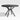 Dune Black Outdoor Round Glass Dining Table.