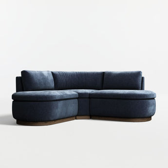 Edendale Blue Upholstered Double L-Shape.
