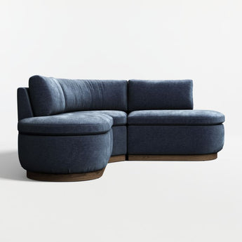 Edendale Blue Upholstered Double L-Shape.