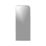 Edge Brass Arch Rectangle Floor Mirror 32"x76".