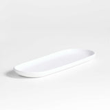 Eli White Ceramic Vanity Tray.