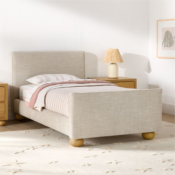 Emery Dune Upholstered Kids Twin Bed.