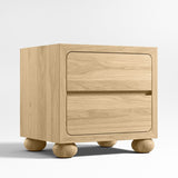 Emery Natural Oak Nightstand.
