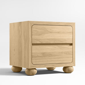 Emery Natural Oak Nightstand.