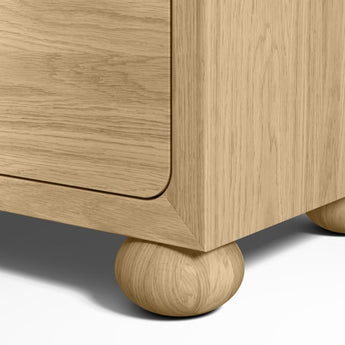Emery Natural Oak Nightstand.