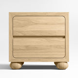 Emery Natural Oak Nightstand.