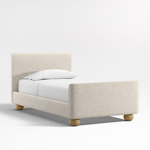 Emery Dune Upholstered Kids Twin Bed.