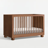 Set Emery Walnut Crib+Tdlr Rail.