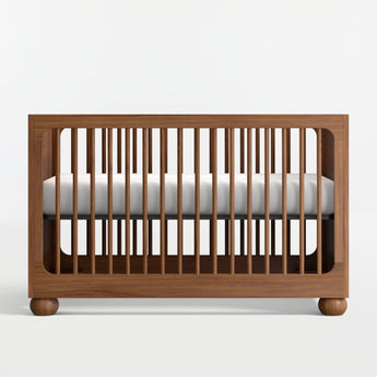 Set Emery Walnut Crib+Tdlr Rail.