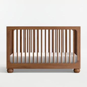 Set Emery Walnut Crib+Tdlr Rail.