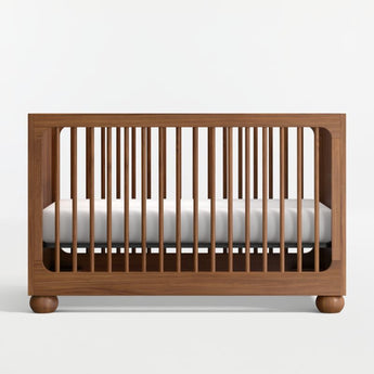 Set Emery Walnut Crib+Tdlr Rail.