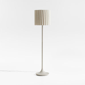Kids Emme Pleated Linen Floor Lamp