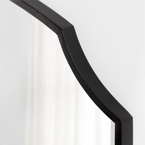 Emmy Black Wall Mirror.