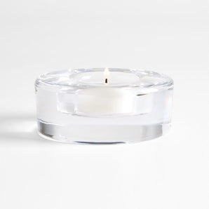Essential Modern Glass Tealight Candle Holder