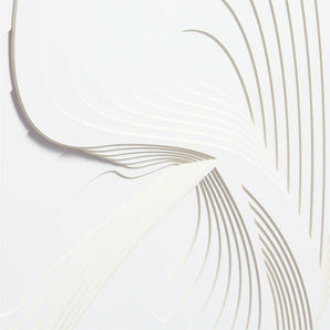 Ethereal" Framed Paper Wall Art 30"x30" by Jean Kenna.