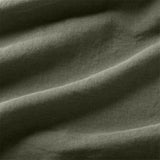 New Natural EUROPEAN FLAX ™-certified Linen Burnt Green Queen Bed Sheet Set.