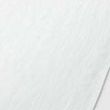 Marin 120" White European Flax ®-Certified Linen Table Runner.
