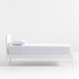 Ever Simple White Wood Kids Twin Bed.