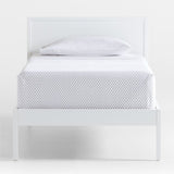 Ever Simple White Wood Kids Twin Bed.