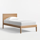 Ever Simple Flax Brown Wood Kids Twin Be.
